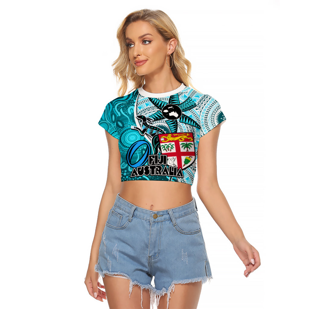 personalised-fiji-australia-rugby-raglan-cropped-t-shirt-kangaroo-and-palm-tree-blue-tapa-pattern-mix-aboriginal