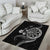 Personalised Niue Darts Masters Area Rug Tribal Hiapo Dartboard - Polynesian Pride