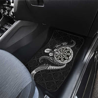 Personalised Niue Darts Masters Car Mats Tribal Hiapo Dartboard - Polynesian Pride