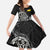 Personalised Niue Darts Masters Family Matching Tank Maxi Dress and Hawaiian Shirt Tribal Hiapo Dartboard - Polynesian Pride