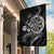 Personalised Niue Darts Masters Garden Flag Tribal Hiapo Dartboard - Polynesian Pride