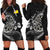 Personalised Niue Darts Masters Hoodie Dress Tribal Hiapo Dartboard - Polynesian Pride