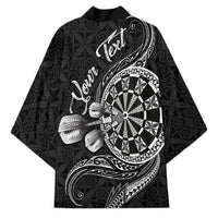 Personalised Niue Darts Masters Kimono Tribal Hiapo Dartboard - Polynesian Pride