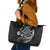 Personalised Niue Darts Masters Leather Tote Bag Tribal Hiapo Dartboard - Polynesian Pride
