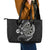 Personalised Niue Darts Masters Leather Tote Bag Tribal Hiapo Dartboard - Polynesian Pride