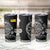 Personalised Niue Darts Masters Tumbler Cup Tribal Hiapo Dartboard - Polynesian Pride