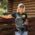 Personalised Niue Darts Masters Women Polo Shirt Tribal Hiapo Dartboard - Polynesian Pride