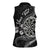 Personalised Niue Darts Masters Women Sleeveless Polo Shirt Tribal Hiapo Dartboard - Polynesian Pride