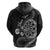 Personalised Niue Darts Masters Zip Hoodie Tribal Hiapo Dartboard - Polynesian Pride