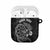 Personalised New Zealand Aotearoa Darts Masters AirPods Case Tribal Silver Fern and Ta Moko Dartboard - Polynesian Pride