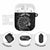 Personalised New Zealand Aotearoa Darts Masters AirPods Case Tribal Silver Fern and Ta Moko Dartboard - Polynesian Pride