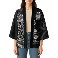 Personalised New Zealand Aotearoa Darts Masters Kimono Tribal Silver Fern and Ta Moko Dartboard - Polynesian Pride