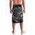 Personalised New Zealand Aotearoa Darts Masters Lavalava Tribal Silver Fern and Ta Moko Dartboard - Polynesian Pride