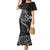 Personalised New Zealand Aotearoa Darts Masters Mermaid Dress Tribal Silver Fern and Ta Moko Dartboard - Polynesian Pride