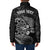 Personalised New Zealand Aotearoa Darts Masters Padded Jacket Tribal Silver Fern and Ta Moko Dartboard - Polynesian Pride
