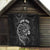 Personalised New Zealand Aotearoa Darts Masters Quilt Tribal Silver Fern and Ta Moko Dartboard - Polynesian Pride