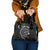 Personalised New Zealand Aotearoa Darts Masters Shoulder Handbag Tribal Silver Fern and Ta Moko Dartboard - Polynesian Pride