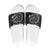 Personalised New Zealand Aotearoa Darts Masters Slide Sandals Tribal Silver Fern and Ta Moko Dartboard - Polynesian Pride
