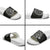 Personalised New Zealand Aotearoa Darts Masters Slide Sandals Tribal Silver Fern and Ta Moko Dartboard - Polynesian Pride