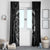 Personalised New Zealand Aotearoa Darts Masters Window Curtain Tribal Silver Fern and Ta Moko Dartboard - Polynesian Pride