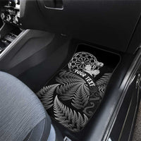 Personalised New Zealand Aotearoa Darts Masters Car Mats Silver Fern and Maori Spirit - Polynesian Pride
