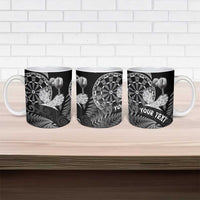 Personalised New Zealand Aotearoa Darts Masters Ceramic Mug Silver Fern and Maori Spirit - Polynesian Pride