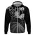 Personalised New Zealand Aotearoa Darts Masters Hoodie Silver Fern and Maori Spirit - Polynesian Pride