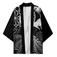 Personalised New Zealand Aotearoa Darts Masters Kimono Silver Fern and Maori Spirit - Polynesian Pride