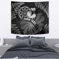 Personalised New Zealand Aotearoa Darts Masters Tapestry Silver Fern and Maori Spirit - Polynesian Pride