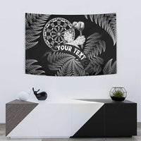 Personalised New Zealand Aotearoa Darts Masters Tapestry Silver Fern and Maori Spirit - Polynesian Pride