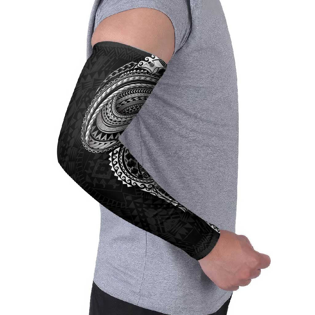 Traditional Polynesian Art Tattoos Arm Sleeves Black Color - Polynesian Pride