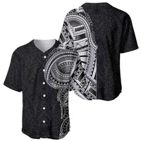 Traditional Polynesian Art Tattoos Baseball Jersey Black Color - Polynesian Pride