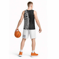 Traditional Polynesian Art Tattoos Basketball Jersey Black Color - Polynesian Pride