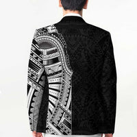 Traditional Polynesian Art Tattoos Blazer Black Color - Polynesian Pride
