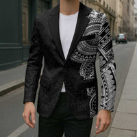 Traditional Polynesian Art Tattoos Blazer Black Color - Polynesian Pride