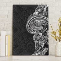 Traditional Polynesian Art Tattoos Canvas Wall Art Black Color - Polynesian Pride