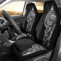 Traditional Polynesian Art Tattoos Car Seat Cover Black Color - Polynesian Pride