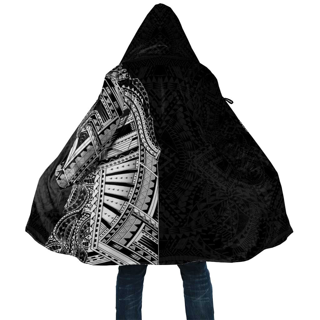 Traditional Polynesian Art Tattoos Cloak Black Color - Polynesian Pride