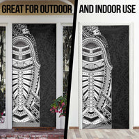 Traditional Polynesian Art Tattoos Door Cover Black Color - Polynesian Pride