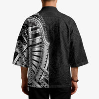 Traditional Polynesian Art Tattoos Kimono Black Color - Polynesian Pride