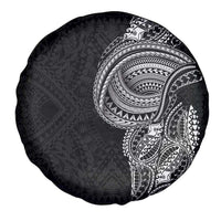 Traditional Polynesian Art Tattoos Spare Tire Cover Black Color - Polynesian Pride