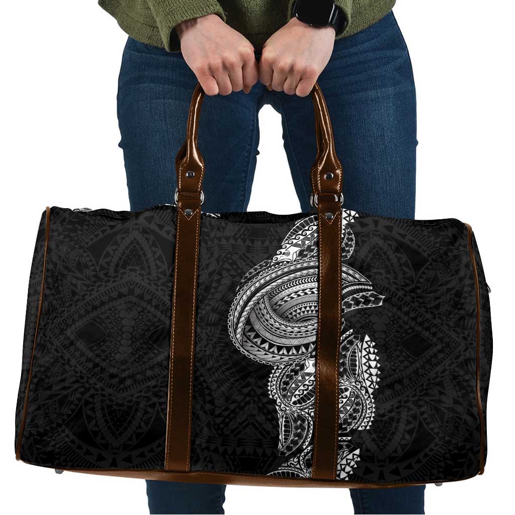 Traditional Polynesian Art Tattoos Travel Bag Black Color LT03 Black - Polynesian Pride