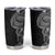 Traditional Polynesian Art Tattoos Tumbler Cup Black Color - Polynesian Pride