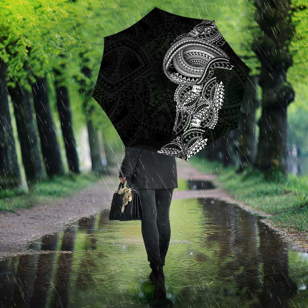 Traditional Polynesian Art Tattoos Umbrella Black Color - Polynesian Pride