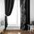 Traditional Polynesian Art Tattoos Window Curtain Black Color - Polynesian Pride