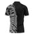 Traditional Polynesian Art Tattoos Zipper Polo Shirt Black Color - Polynesian Pride
