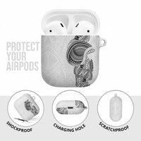 Traditional Polynesian Art Tattoos AirPods Case White Color - Polynesian Pride