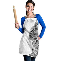 Traditional Polynesian Art Tattoos Apron White Color - Polynesian Pride
