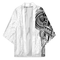 Traditional Polynesian Art Tattoos Kimono White Color - Polynesian Pride