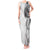 Traditional Polynesian Art Tattoos Tank Maxi Dress White Color - Polynesian Pride